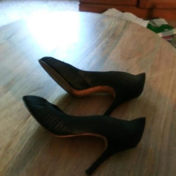 NINA 9M Black Open toe - Picture 4 of 5